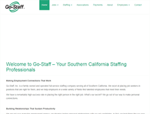 Tablet Screenshot of go-staff.com